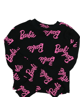 Černý crop top Barbie H&M