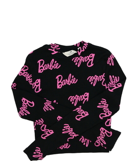 Černý crop top Barbie H&M