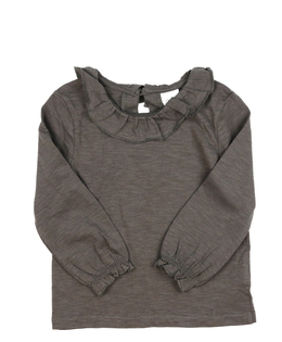 Šedé melírované triko s límečkem Next