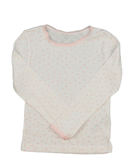 Bílé madeirové triko s hvězdami Primark 