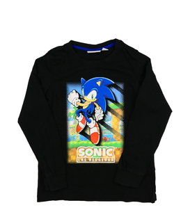 Černé triko Sonic 