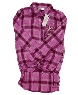 Nová růžová košile s lesklými vláky M&Co