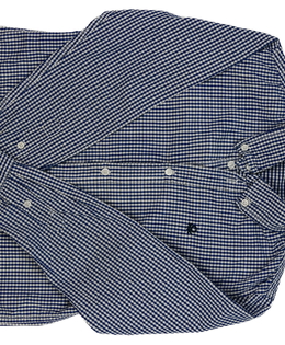 Modro-bílá kostkovaná košile Benetton 