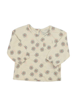 Krémové květinové triko Primark 