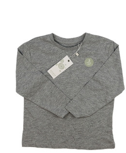 Nové šedé melírované triko 