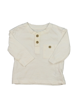 Krémové triko s kapsou George