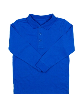 Modré triko s límečkem George