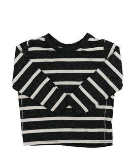 Šedé triko s bílými pruhy Primark 