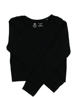 Černý elastický crop top F&F