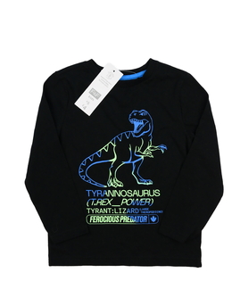 Nové černé dinosauří triko F&F