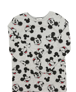 Šedé melírované triko Mickey Disney George