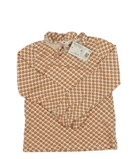 Nové krémové květinové triko H&M