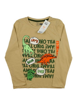 Nové hnědé dinosauří triko 