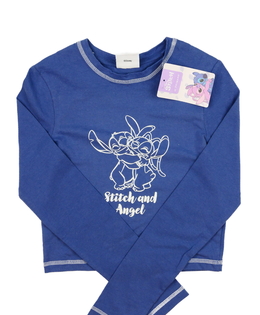 Nový modrý crop top Stitch Disney Primark 