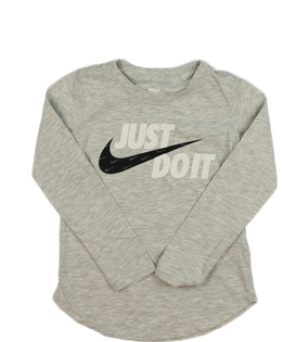 Šedé melírované triko Nike 