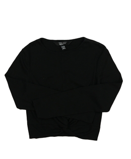 Černý crop top New Look 