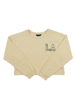 Hnědý teplejší crop top Primark 