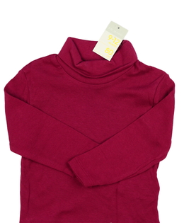 Nové tmavě růžové triko s rolákem Primark 