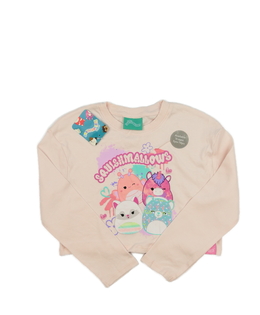 Nový růžový crop top George