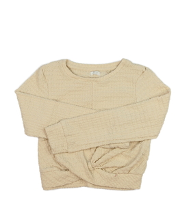Světle hnědý crop top Next