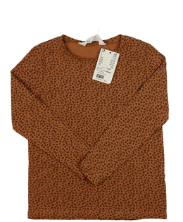 Hnědé vzorované triko H&M