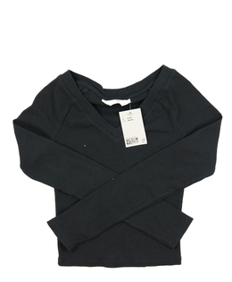 Nový šedý crop top H&M