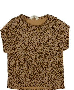 Hnědé vzorované triko H&M