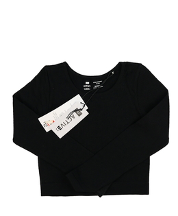 Nový černý crop top F&F