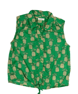 Zelená košile s ananasy Next