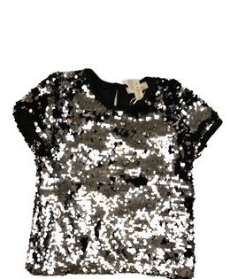 Nové černé triko s flitry Primark