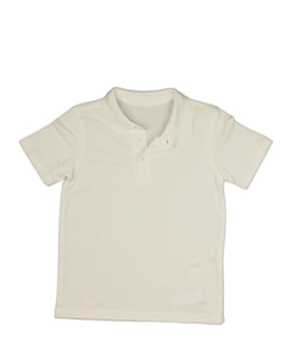 Bílé triko s límečkem George