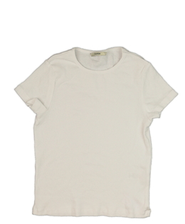 Bílé žebrované triko George