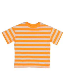 Oranžovo-bílé triko F&F