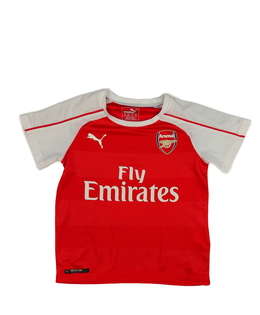 Červenobílé sportovní triko Puma