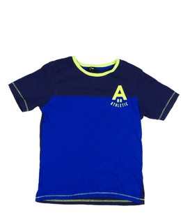 Modré triko se zelenými okraji George