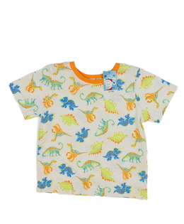Nové světlé triko s dinosaury 