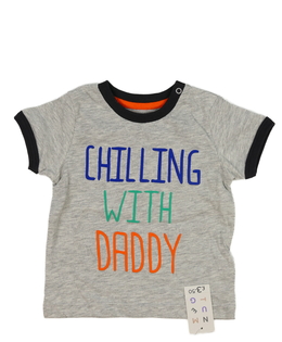 Nové šedé triko s nápisy Nutmeg