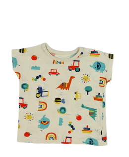 Světlé triko s obrázky George