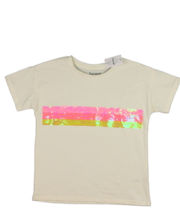 Nové krémové triko s flitry Nutmeg 