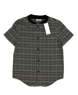 Nová šedá kostkovaná košile na patenty M&Co