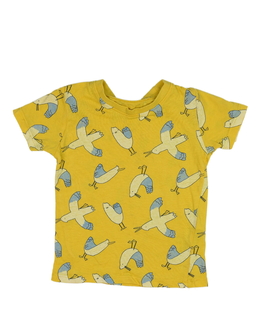 Žluté triko s ptáčky Primark