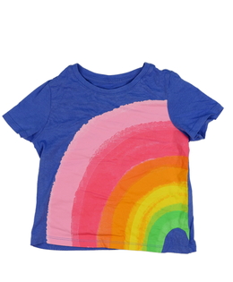 Modré triko s duhou Primark