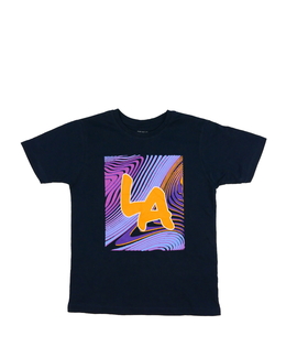 Tmavě modré triko s potiskem Primark 