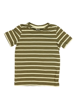 Khaki triko se světlými pruhy Tu 