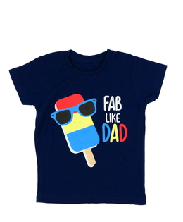 Tmavě modré triko s nanukem 