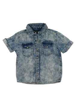 Modrá melírovaná košile Next