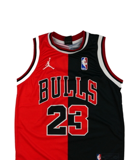 Černo-červené sportovní tílko