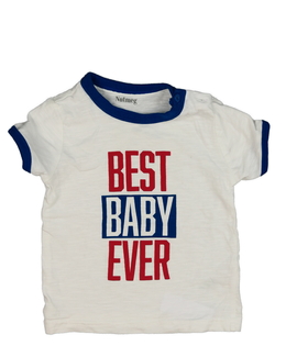 Bílé triko s nápisem Nutmeg