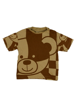 Hnědé triko s medvědem Next