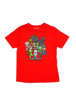 Červené triko Minecraft George